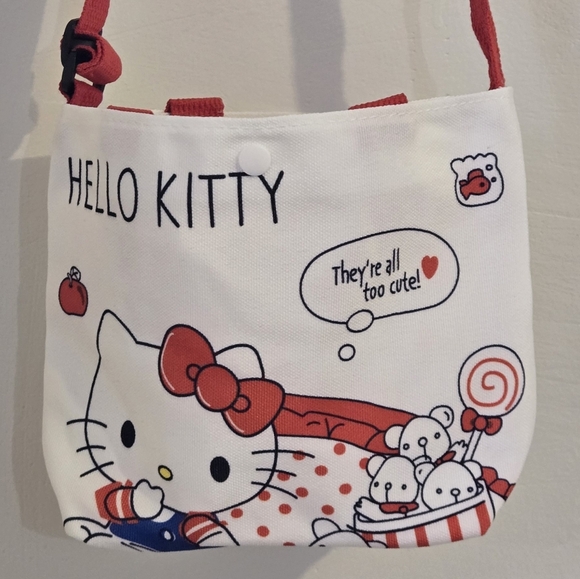 Hello Kitty Tote Bag - Red, White, and Blue - Picture 1 of 10